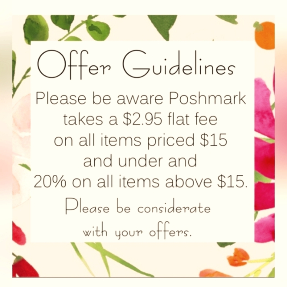 All offers welcomed.  Please be kind and be mindful when submitting offers.